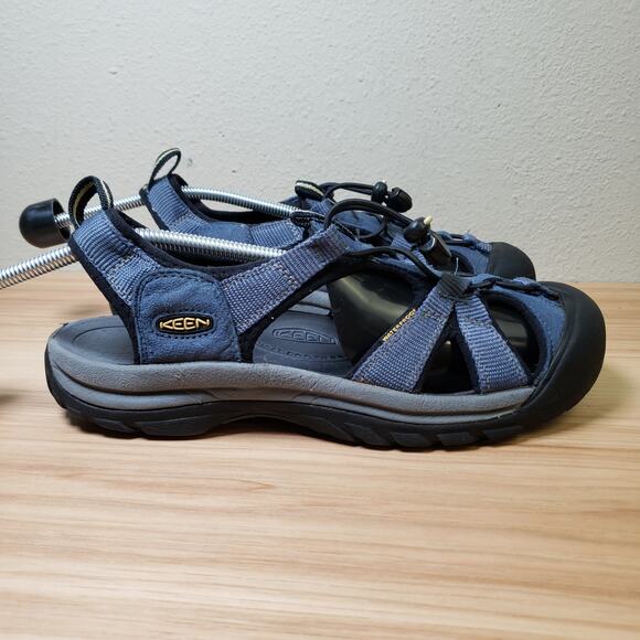 Keen Womens Size 9 Venice Hiking Sandals Blue Black Water Shoes Camping Gorpcore - Picture 7 of 13